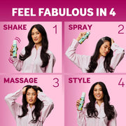 How to Use Image: Batiste blush dry shampoo spray roots application 350ml