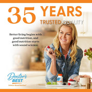 Doctor's Best High Absorption Chelated Iron, bottle packaging, unflavoured, 27mg, 120 tablets, daily dietary supplement use