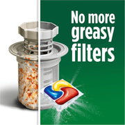 Fairy Platinum Plus All In One Lemon Dishwasher Capsules 48 Count used in an automatic dishwasher