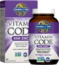 Garden of Life Vitamin Code Zinc Crudo 30 mg - 60 cápsulas