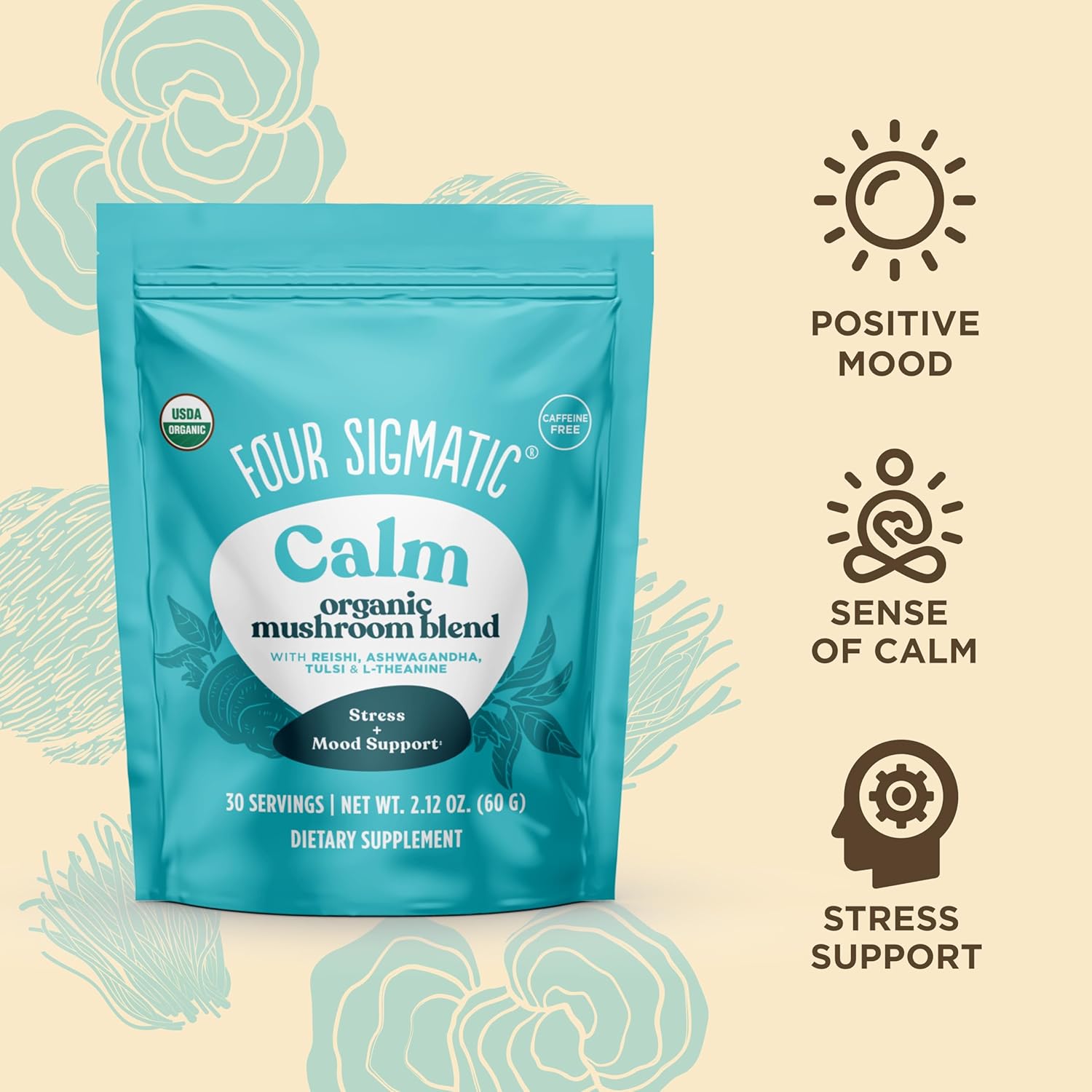 Four Sigmatic Organic Multi Mushroom & Herb Powder - 60g