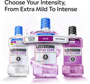Listerine Total Care Intense Mint Mouthwash oral rinse bottle 500ml oral care use & other variants
