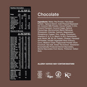 Huel Black Edition Ready-to-Drink Chocolate meal drink nutrition ingredients label bottle 500ml 8 pack