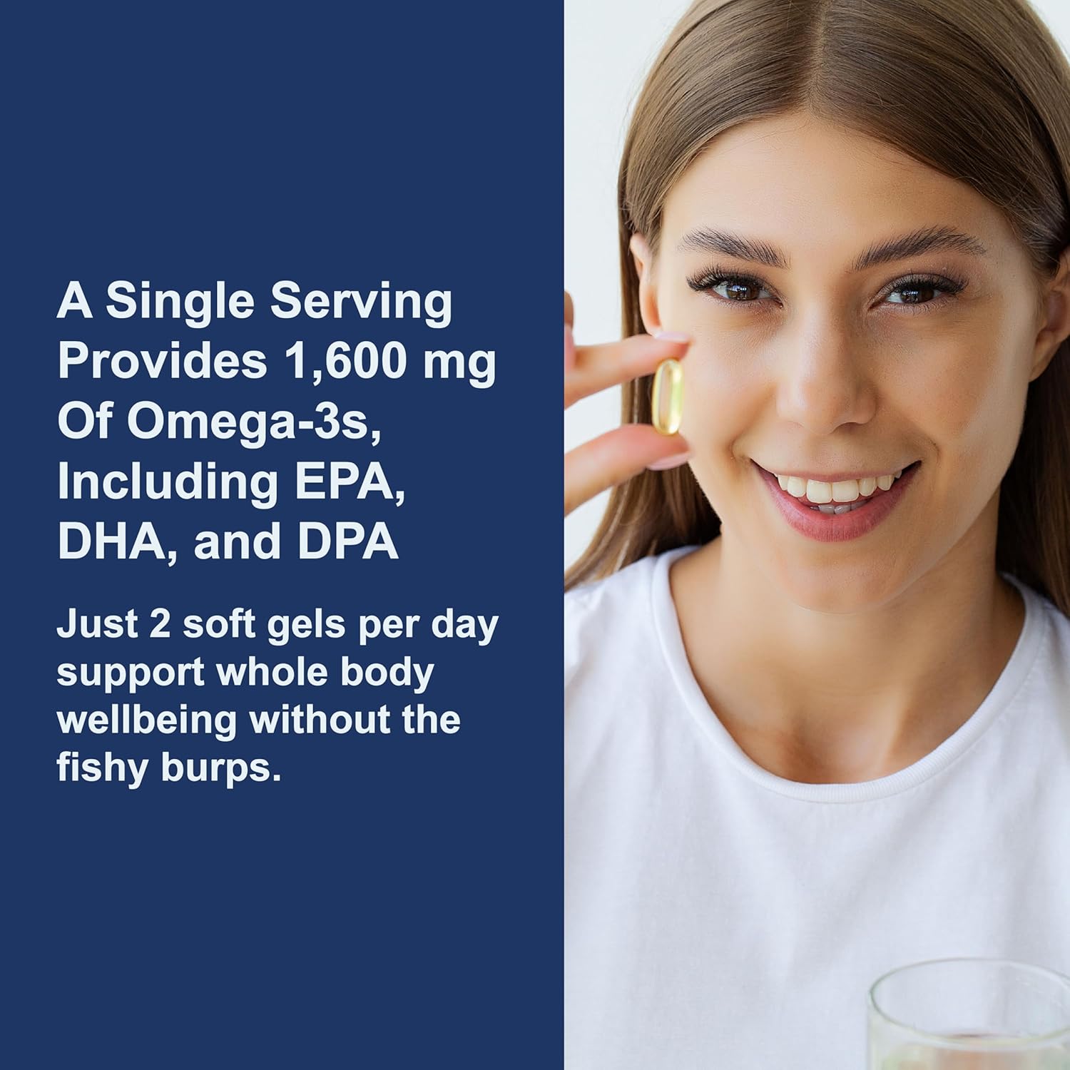 How to Use: Carlson Omega 3 softgel capsules daily use lemon fish oil supplement 120 count