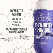 Sol de Janeiro Delicia Drench Shower Oil Body Wash - 385ml