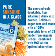 Ener-D Sugar Free Orange Vitamin D Powder Mix – 24 Sachets