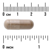 Swanson Triphala Formula Amla Behada Harada 100 Capsules Pack of 2 Capsules size comparison with measurement scale