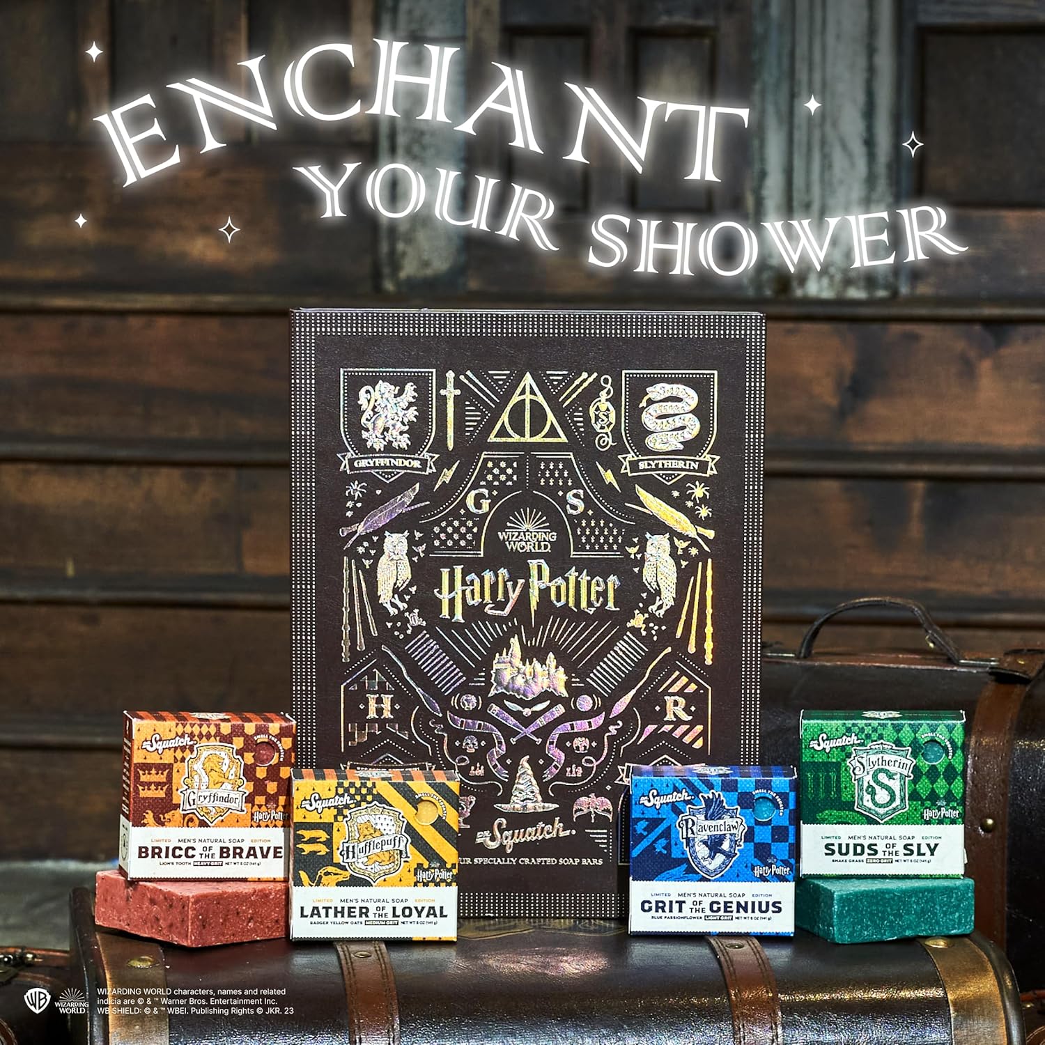 Dr. Squatch x Harry Potter Ravenclaw Grit of the Genius Bar Soap - 141g