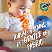 Shout Triple-Acting Stain Removing Spray 500ml used to pre-treat stained clothing before washing