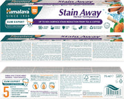 Himalaya Stain Away herbal toothpaste tube barcode 75ml