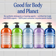 Dr. Bronner's Baby Unscented 4-in-1 Organic Sugar Pump Soap 710ml pump bottle for hands face body and hair & other variants
