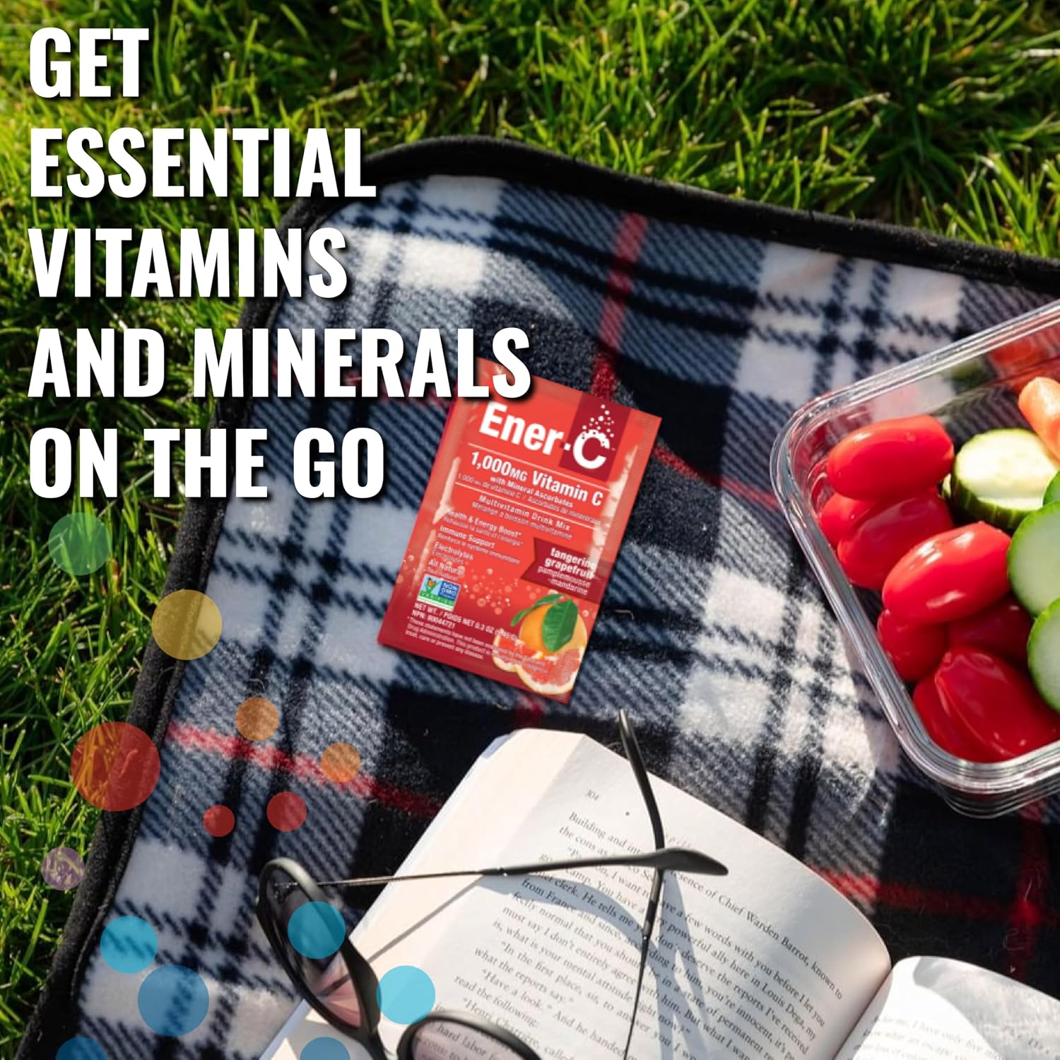 Ener-C Tangerine & Grapefruit Vitamin Powder Mix - 30 Sachets