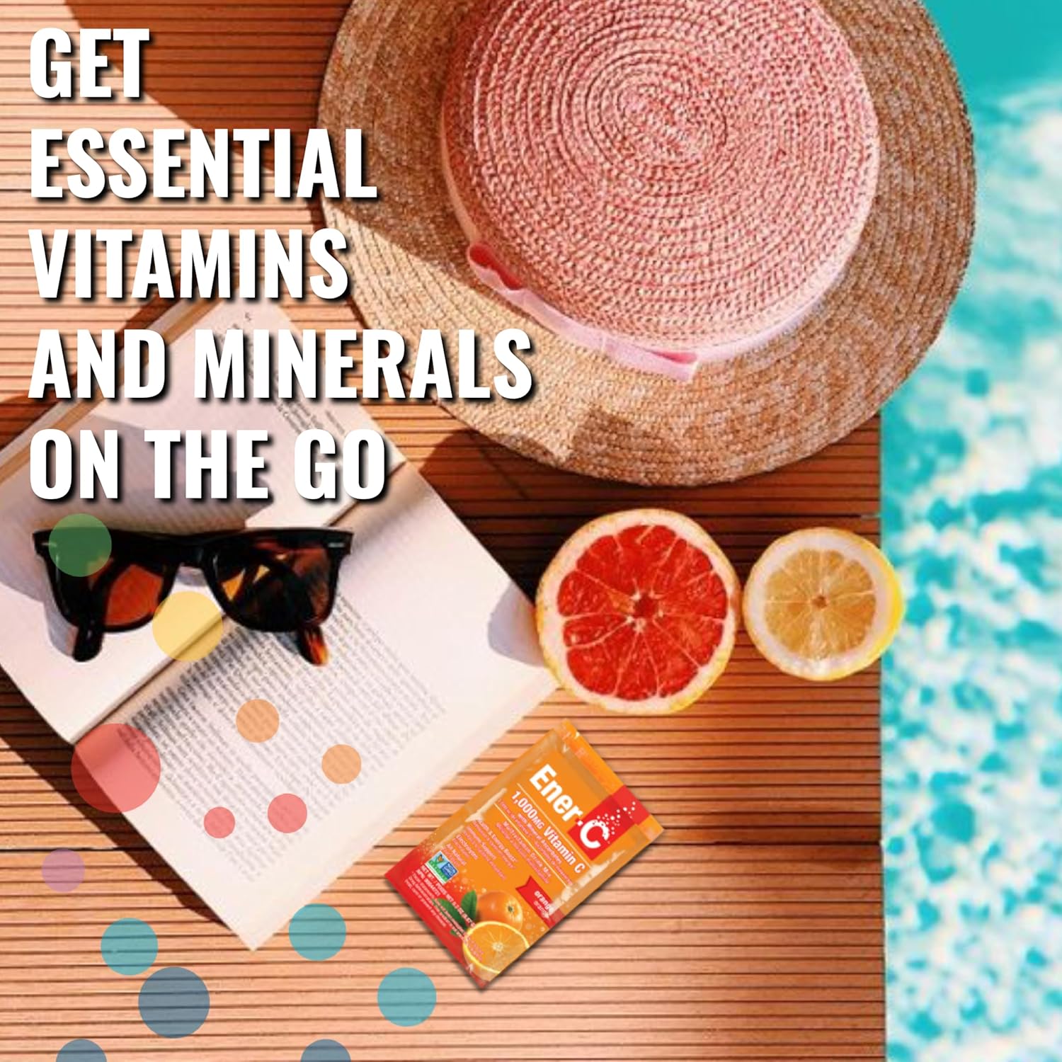 Ener-C Orange Multivitamin Drink Mix Powder sachet