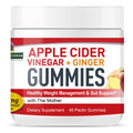 Gomitas de vinagre de sidra de manzana y jengibre de Nature's Answer - 45 unidades
