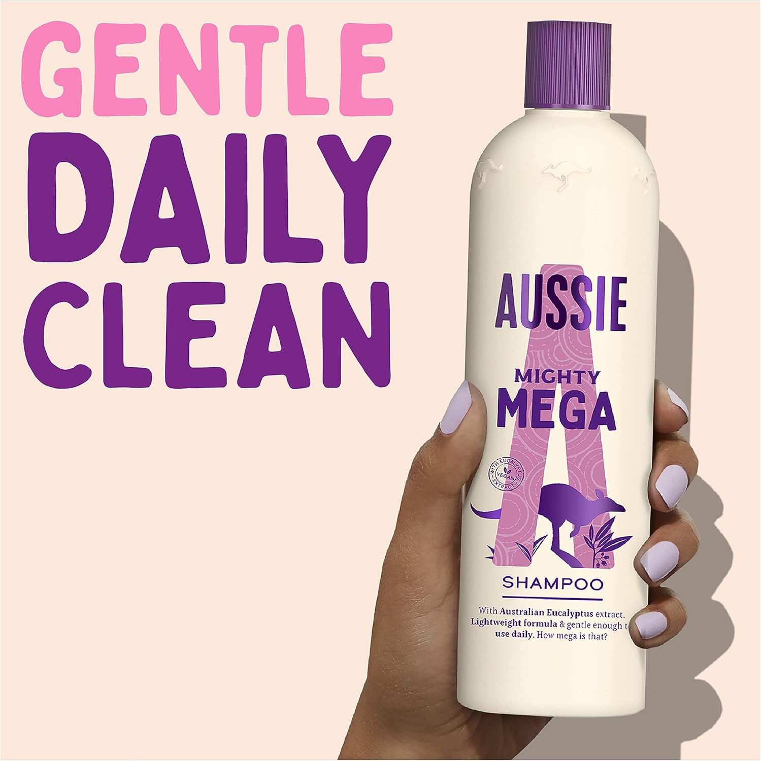 Aussie Mighty Mega Shampoo and Conditioner Bundle (675ml + 470ml)
