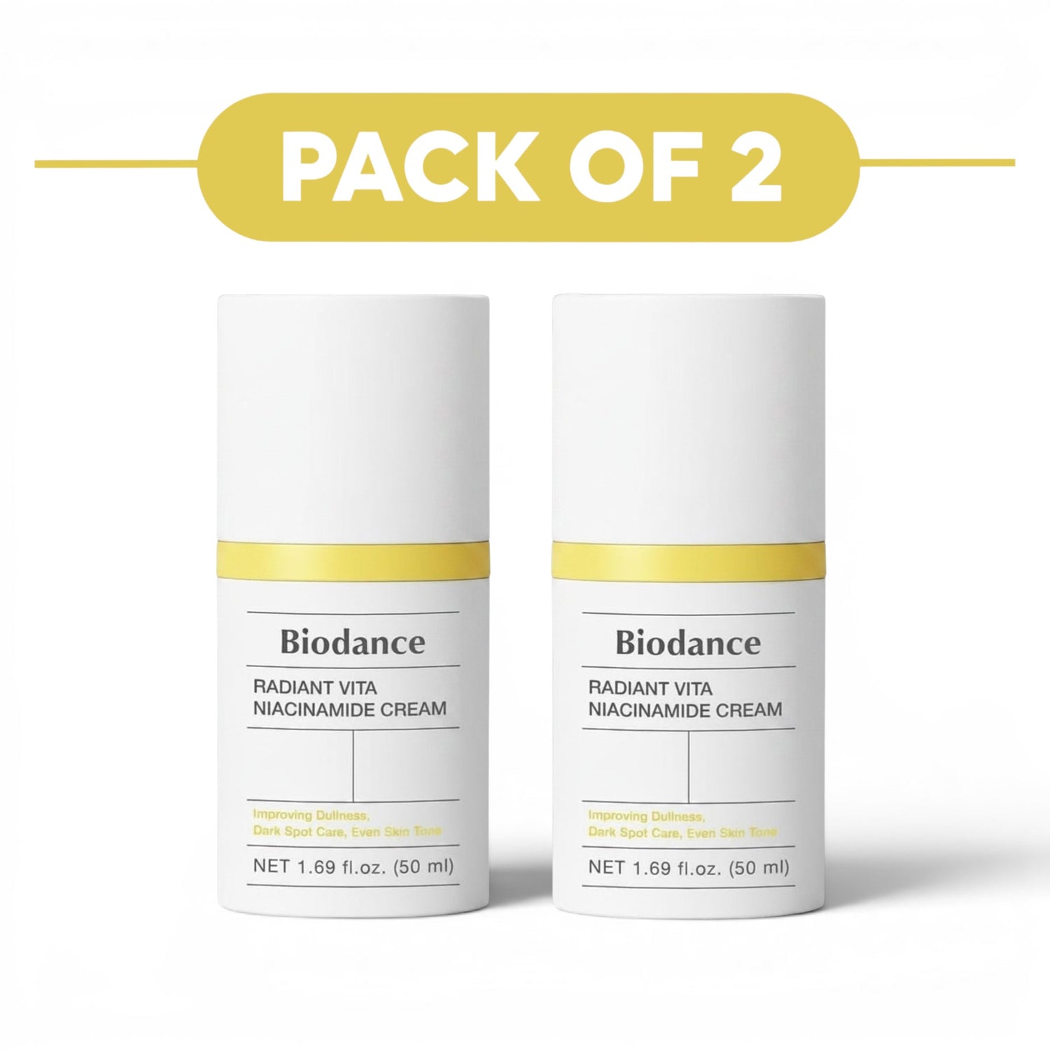 Biodance Radiant Vita Niacinamide Face Cream 50ml Pack of 2