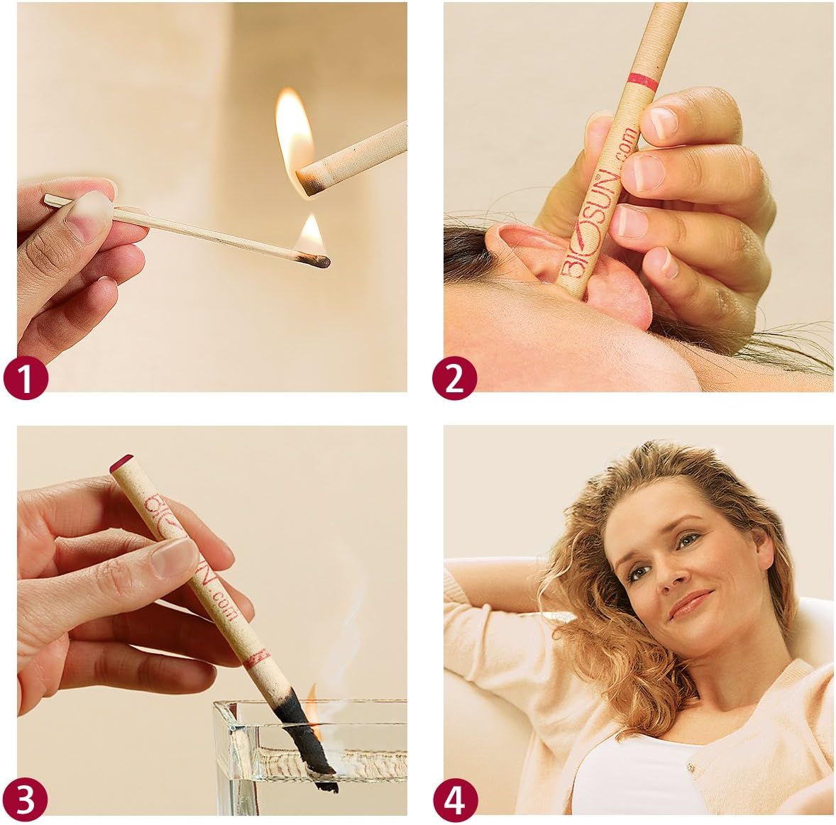 Biosun Hopi Aroma Earcandles Pair