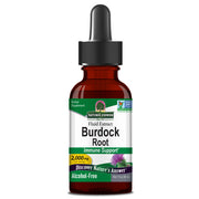Nature’s Answer Burdock Root alcohol-free liquid extract 30ml bottle front label