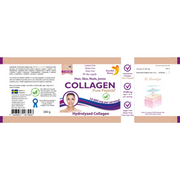 Barcode image: Swedish Nutra collagen pure peptide powder 300g barcode packaging