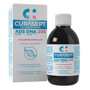 Curasept Maintenance Mouthwash 0.05% box & bottle, 200ml, alcohol-free.