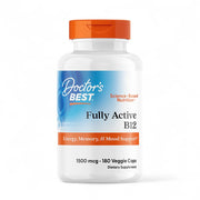 Doctor's Best Fully Active B12 – 1500mcg, 60 - 180 Veggie Capsules