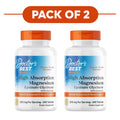 Doctor's Best Magnésium à haute absorption – 200mg, 120 - 240 comprimés