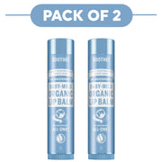 Dr. Bronner's Baby Mild Organic Lip Balm 4g Pack of 2