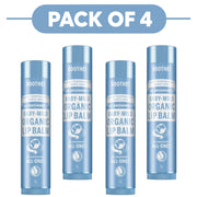 Dr. Bronner's Baby Mild Organic Lip Balm 4g Pack of 4