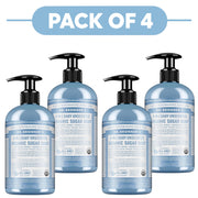 Dr. Bronner's Baby Unscented 4-in-1 Organic Sugar Soap 355ml Pack of 4