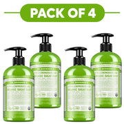 Dr. Bronner's Lemongrass Lime 4-in-1 Organic Sugar Soap 355ml Pack of 4