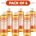Dr. Bronner's Tea Tree 18-in-1 Pure-Castile Liquid Soap 240ml Pack of 6