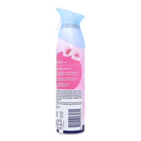 Febreze Blossom & Breeze air freshener aerosol spray barcode