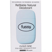 Fussy Refillable Natural Deodorant Cloud Nine reusable deodorant with case 40g
