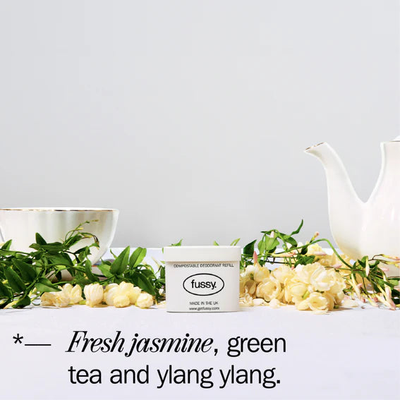Fussy Deodorant Refill Jasmine Bloom ingredient information 40g