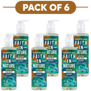 Faith In Nature Coconut Uplifting Hand Wash 400ml Pack of 6