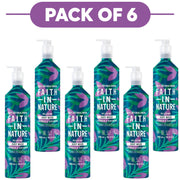 Faith In Nature Lavender Geranium Body Wash 500ml Aluminium Bottle Pack of 6