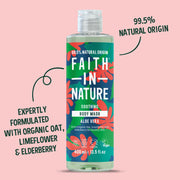 Faith In Nature Soothing Body Wash Aloe Vera 400ml product information
