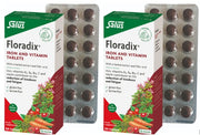 Floradix Vegan Iron Supplement Twin Pack - 2 x 84 Tablets