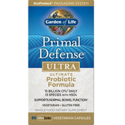 Garden of Life Primal Defense Ultra probiotic  box 90 vegan capsules.