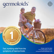 Germoloids Suppositories 24 Count product packaging for internal use