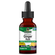 Nature's Answer Alcohol-Free Ginger Root Extract 30ml liquid herbal supplement front label