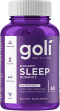 Gummies pour un sommeil réparateur Goli Nutrition, 5 mg de mélatonine, 60 unités
