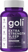 Goli Nutrition Gummies Sommeil Extra Forte 10mg Mélatonine 50 Unités