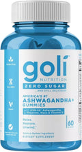 Goli Nutrition Gummies Ashwagandha Plus Sans Sucre 60 unités