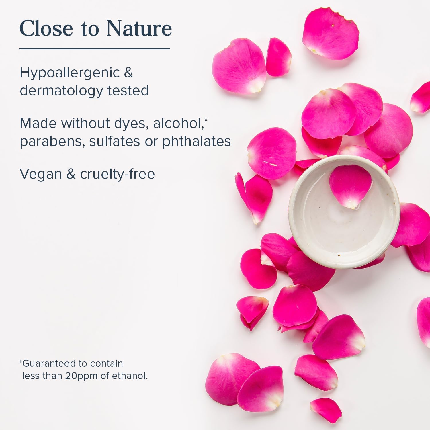 Heritage Store Rosewater Toner – 237ml Refreshing & Hydrating Toner for Balanced, Radiant Skin