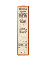 Origin Peanut Caramel Vegan Protein Bar ingredients and nutrition 45g