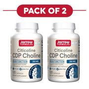 Jarrow Formulas Citicoline CDP Choline 250mg 120 Capsules Pack of 2