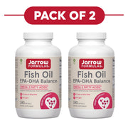 Jarrow Formulas Fish Oil EPA-DHA Balance 240 Softgels Pack of 2