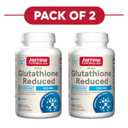 Jarrow Formulas Glutathione Reduced 500mg 150 Veggie Capsules Pack of 2
