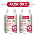Jarrow Formulas Krill Oil Omega-3 Complex 60 Softgels Pack of 2